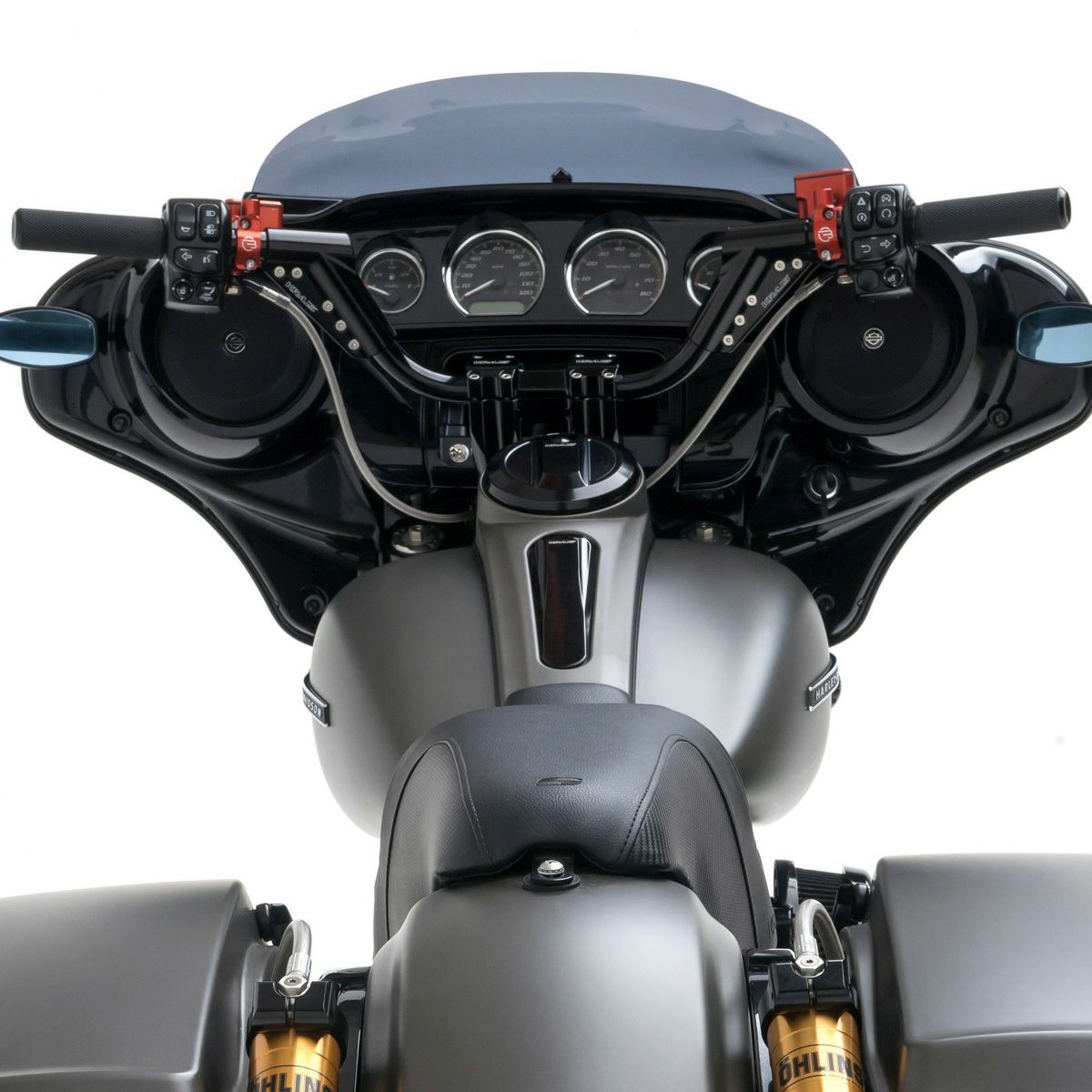 M8 ソフテイル、ロードキング Sandoval Open Road ハンドル/ライザー