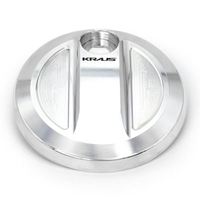 KRAUS Pro-Line ハーレー、ツーリングモデル用ガスキャップドア ポリッシュシルバー