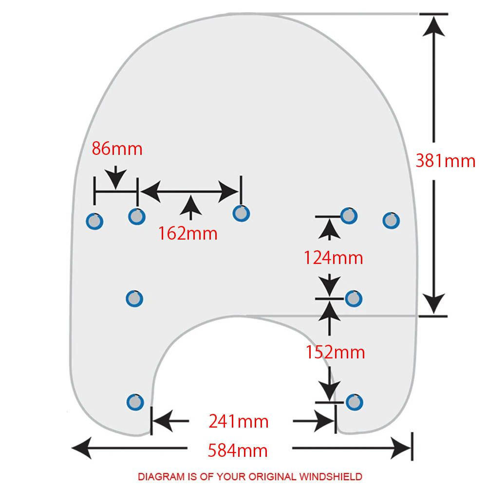 Memphis Shades FLHR リプレースメントシールド 15インチ クリアー-02