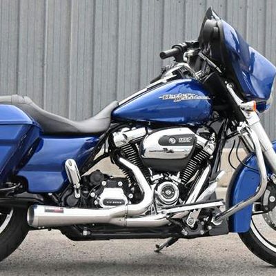 Bassani ロードレイジ ステンレス2in1ショートフルエキゾーストマフラー クローム M8ツーリング