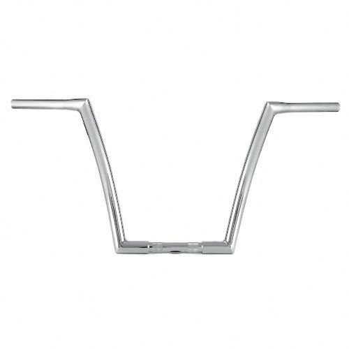 カルリーニデザイン メナース・エイプハンドルバー 15インチ高 1.25インチ クローム-02