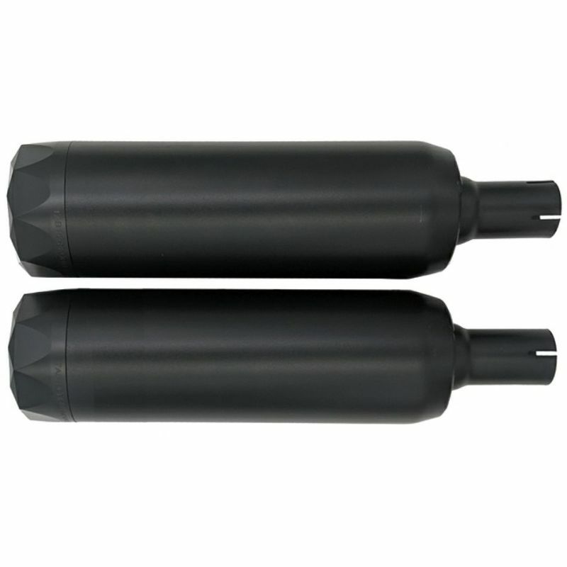 TABパフォーマンス FXFB ブラック スリップオンマフラー　ブラックストレートエンド 2.5インチバッフル-03