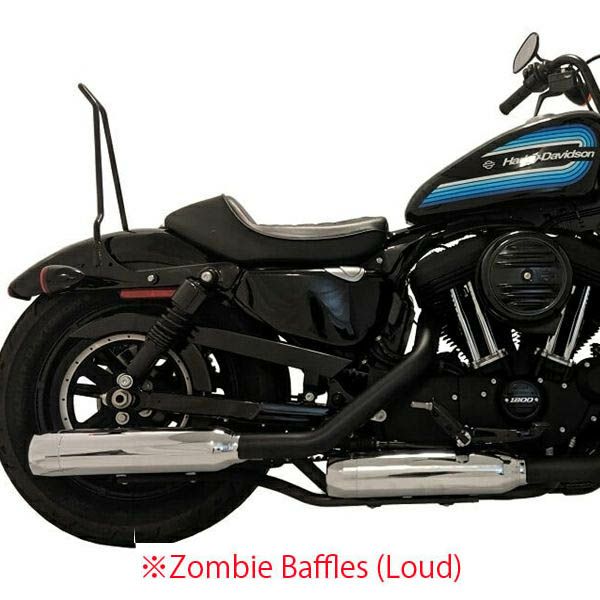 TABパフォーマンス スリップオンマフラー ツイストエンド クローム ゾンビーバッフル-01