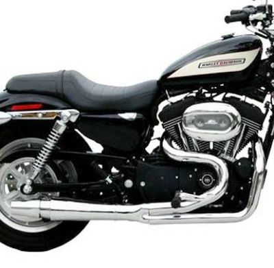 サンダーヘッダー　フルエキゾースト・マフラー クローム　スポーツスター 1983～2003