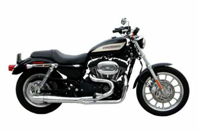 サンダーヘッダー　フルエキゾースト・マフラー クローム　スポーツスター 2004～2006