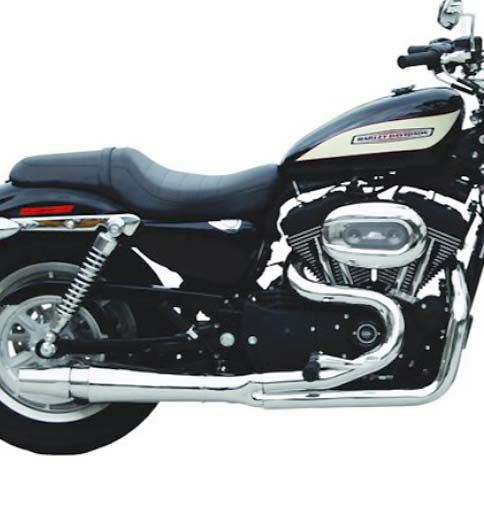 サンダーヘッダー フルエキゾースト・マフラー クローム  