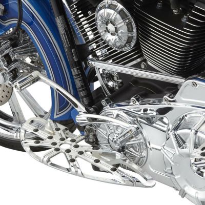 Arlen Ness 10Gauge ドライバーフットボード クローム