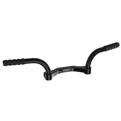 LINDBY アジャスタブルフットレスト ツーリング用 ブラック