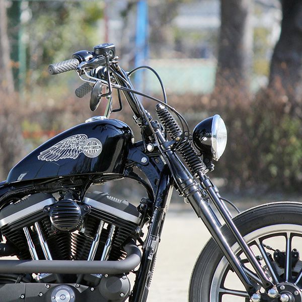 GLEAMING WORKS エイプハンドルバー ナロー クローム-05