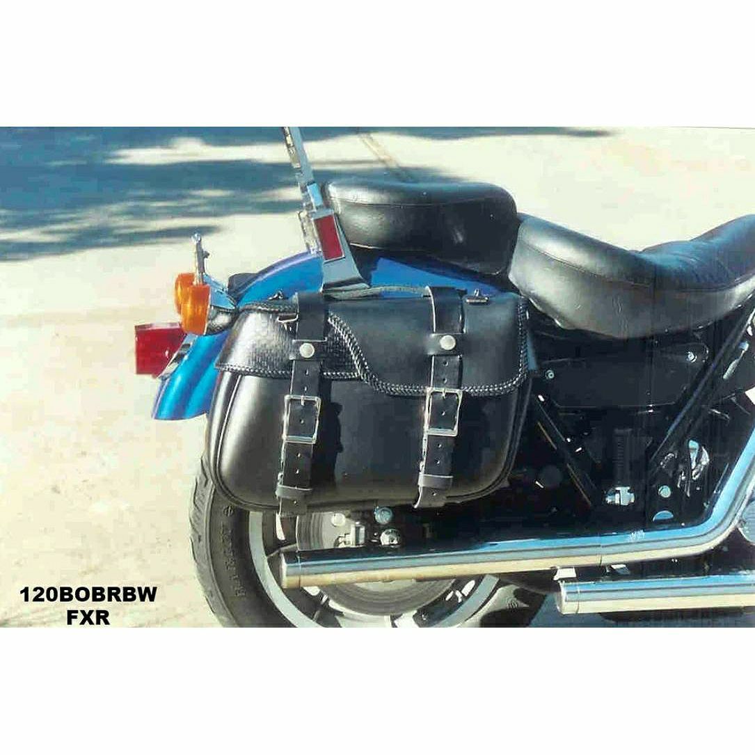 レザーワークス スペシャル・スライトアングル・本革サドルバッグ (両側セット) スローオーバー仕様-04