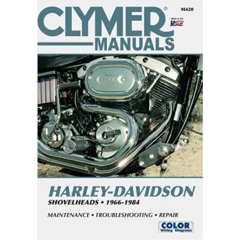 CLYMER モーターサイクルリペアマニュアル 1966～1984ショベルヘッド-01