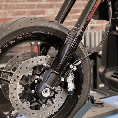 【セール】M8 FXDRS用ロワーフォークカバー Killer Custom