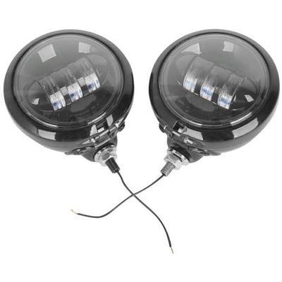 Letric Lighting LEDパッシングライト ブラック　ハーレー補助ライト用