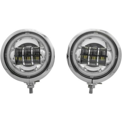 Letric Lighting HALOリング付きLEDパッシングライト クローム