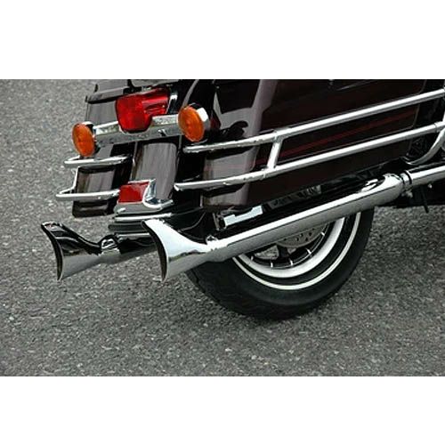 フィッシュテール スリップオンマフラー 36インチ クローム-03