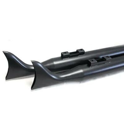 フィッシュテール スリップオンマフラー 36インチ ブラック