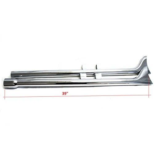 クラシック フィッシュテール スリップオンマフラー 39インチ クローム-01