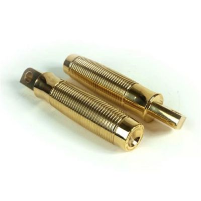 Rough Crafts グルーブフットペグ ブラス