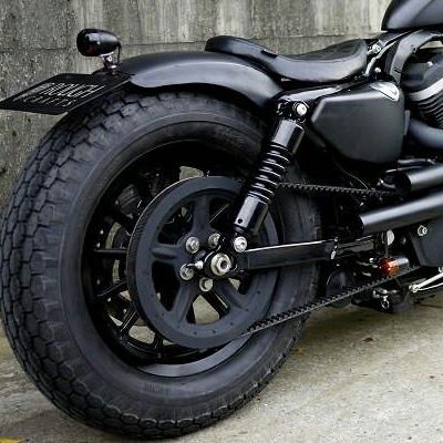 Rough Crafts アイアンゲリラ・リアフェンダーキット スポーツスター用 ブラック