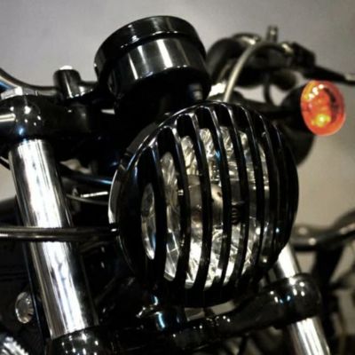 Rough Crafts 5.75インチヘッドライトグリル ブラック