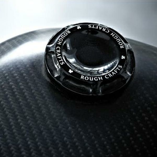 Rough Crafts グルーブガスキャップ ブラック-01