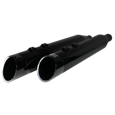 Khrome Werks 4.5インチ HPプラス スリップオンマフラー オブシディアン/Edgeエンド