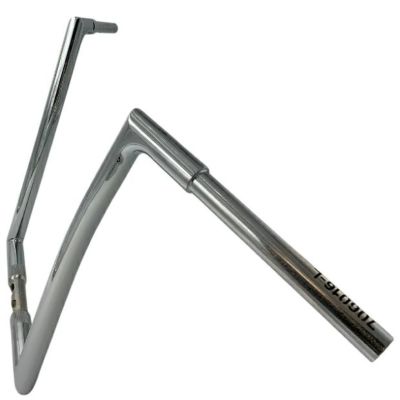 Fat Baggers 1.25インチ・フラットトップ ハンドルバー(1.25インチクランプ用) 16インチ クローム