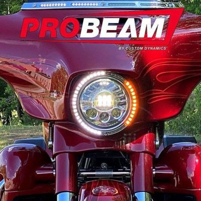 カスタムダイナミクス (Custom Dynamics) ProBEAM ウィンカー機能付き トリムリング ブラック