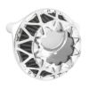 Arlen Ness Crossfire ハイフローエアクリーナー ツインカム電子制御スロットル用 クローム-01