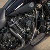 Arlen Ness Crossfire ハイフローエアクリーナー ツインカムケーブルスロットル用 オールブラック-04