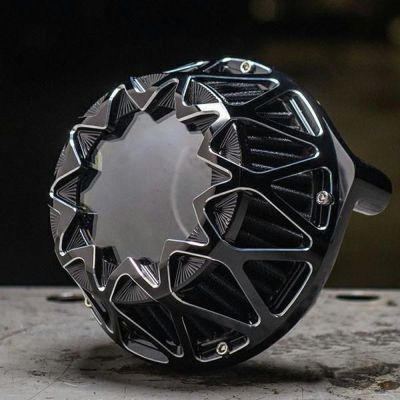 Arlen Ness Crossfire ハイフローエアクリーナー ツインカム電子制御スロットル用 コントラストカラー