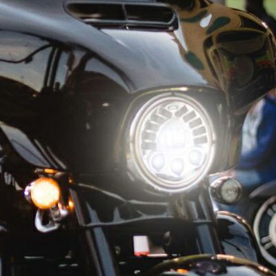 カスタムダイナミクス (Custom Dynamics) PROBEAM 7インチ・アダプティブLEDヘッドライト H4コネクター変換ハーネス付 クローム