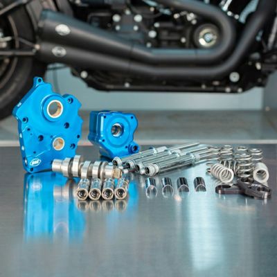 S&S チェーンドライブカムチェストキット 540カム クロームプッシュロッドチューブ