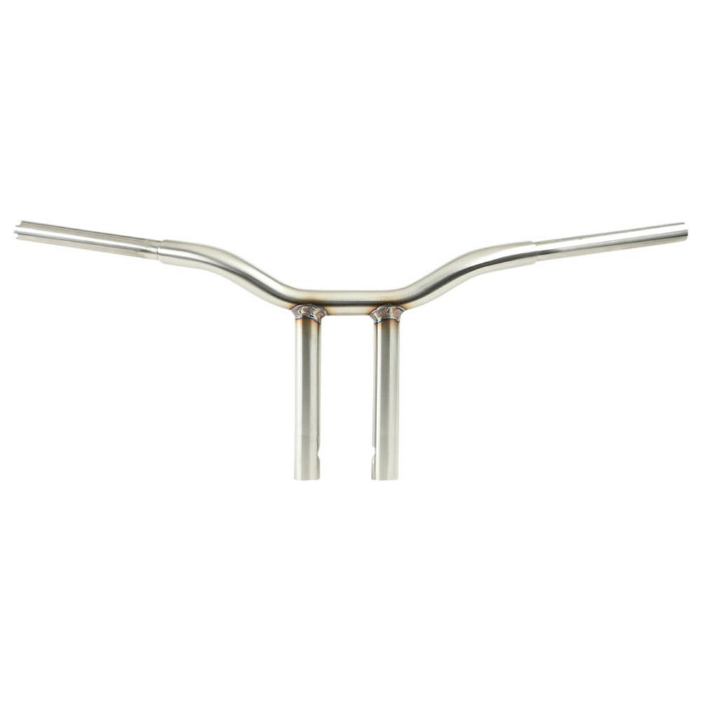 LA Choppers ワンピース ケージファイター Tハンドルバー ストレートライザー ポリッシュ 12インチ-01