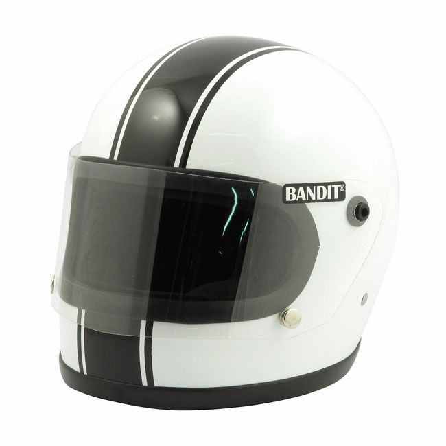 BANDIT Integral フルフェイスヘルメット ホワイト/ブラック |ハーレー