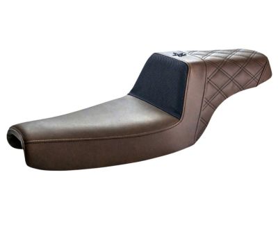 Saddlemen Unknown Industries パフォーマンスグリッパーシート スポーツスター 3.3ガロンタンク用