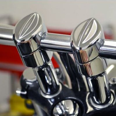 【SALE】LA Choppers Mohawk 4インチライザー（1インチ径ハンドル用）クローム