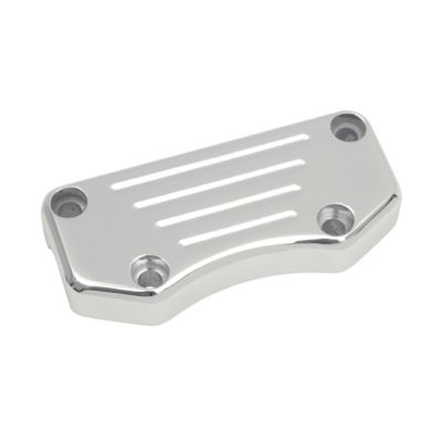 Drag Specialties バッファロー ハンドルバークランプ 溝付き クローム