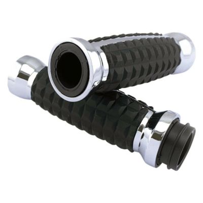 Drag Specialties グレネード グリップ　クローム　電子制御スロットル車用