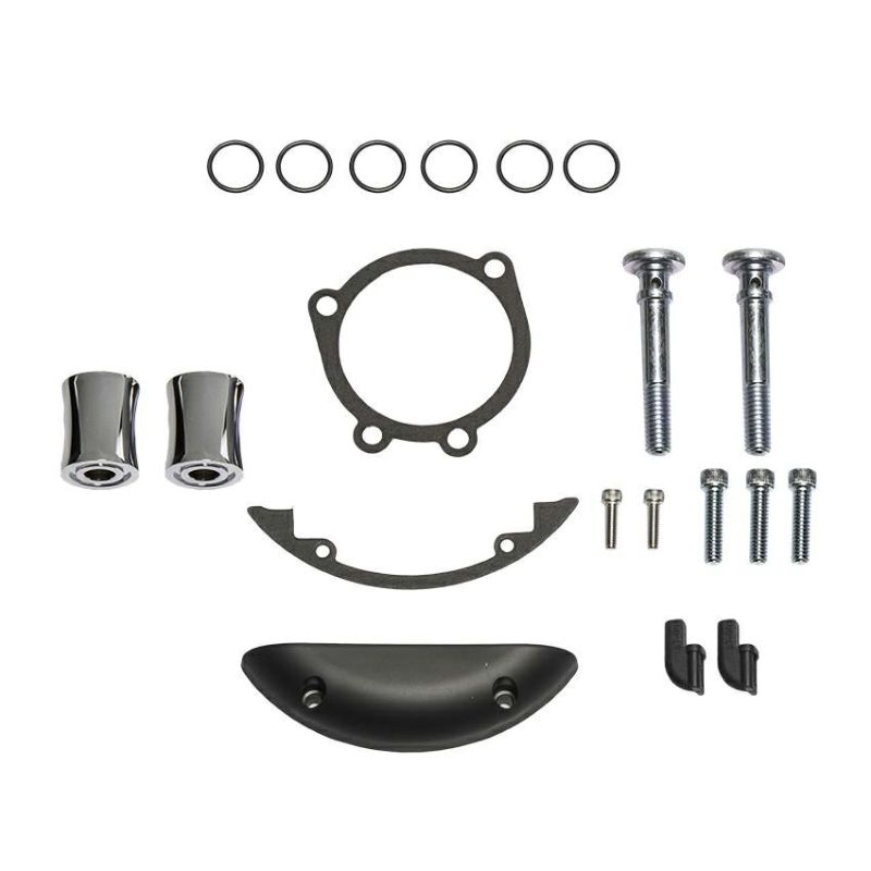 Arlen Ness Inverted/Method/ClearTear/SideKickエアクリーナー用 補修パーツキット クローム-01