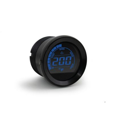 KOSO NORTH AMERICA デジタル油温メーター ブラックベゼル