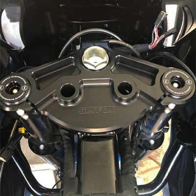 SLYFOX 49mmトップトリプルクランプ ブラック