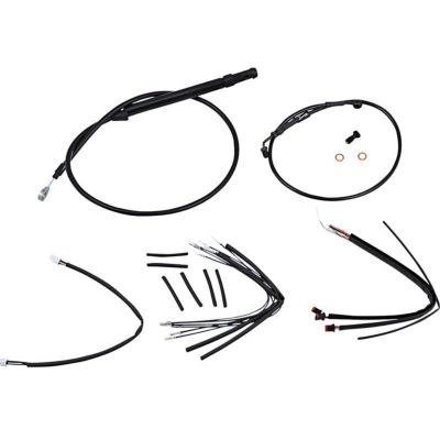 BURLY ケーブルキット 14インチエイプハンドル用　FLHC/S、FLDE、FLSL、FLFB/S