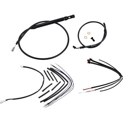 BURLY ケーブルキット 14インチJAILハンドル用　FXBB/S、FXLR、FXBR/S、FLSB