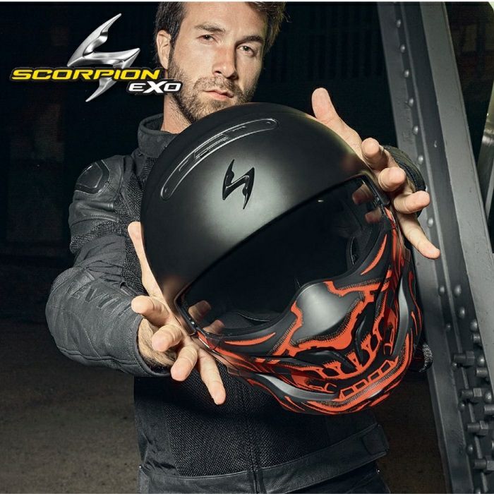 適用Scorpion EXOヘルメットあごマスクのみレトロヘルメット1世代2世代