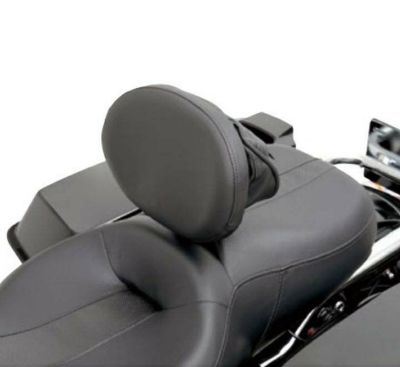 Drag Specialties 純正シート用ドライバーバックレストキット スムース(ソーラーリフレクティブレザー)