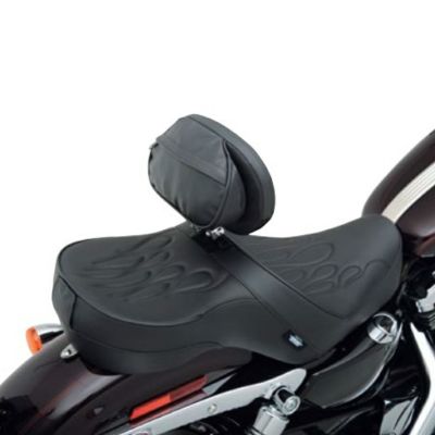 Drag Specialties ドライバーバックレストキット スムース(レインカバー内蔵)