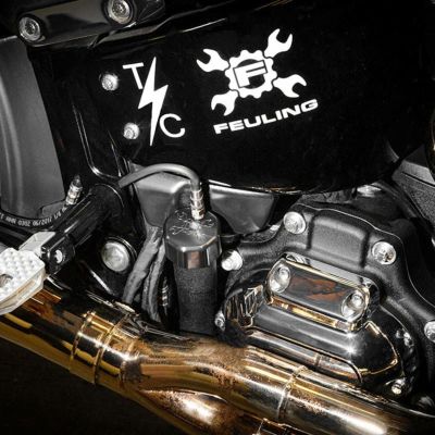 FEULING ブリーザーベント オイルディップスティック　ポリッシュ　ソフテイル