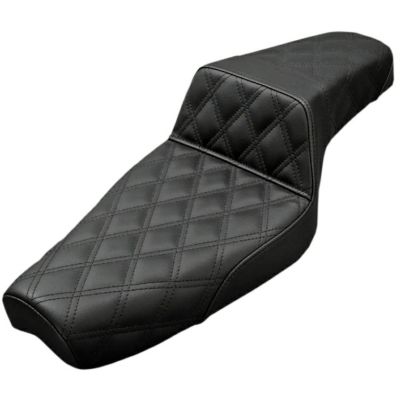 Saddlemen ステップアップ2UPシート LSステッチ スポーツスター 4.5ガロンタンク用