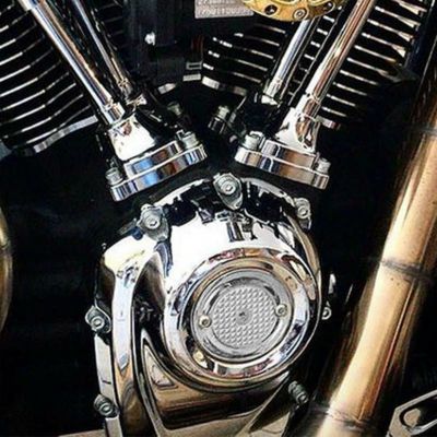 Vity's Design ダイアモンド ポイントカバー クローム